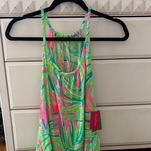 Lilly Pulitzer Neon Green & Pink Top